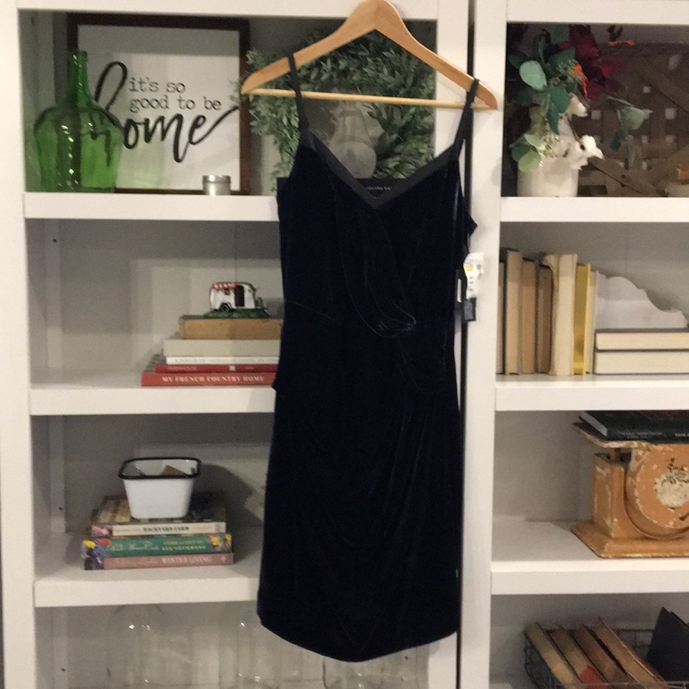 NWT Dress - Deep Purple Velvet Robert Rodriguez